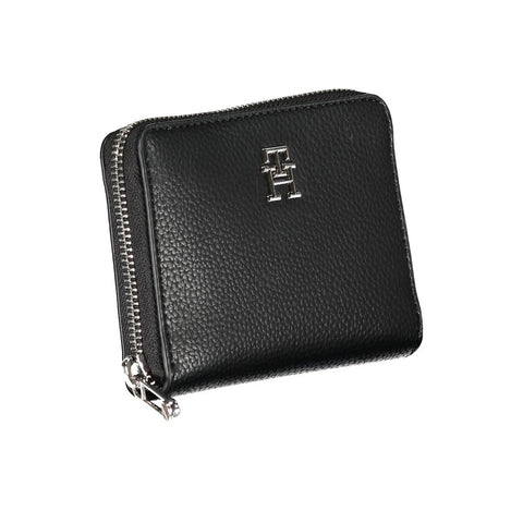 Tommy Hilfiger Elegant Black Polyethylene Wallet Tommy Hilfiger Retail Flare