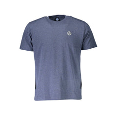 North Sails Blue Cotton Men T-Shirt North Sails Retail Flare