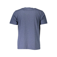 North Sails Blue Cotton Men T-Shirt North Sails Retail Flare