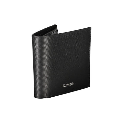 Calvin Klein Elegant Black Leather Wallet with RFID Blocking Calvin Klein Retail Flare