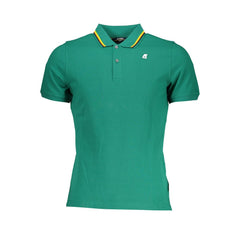 K-WAY Green Cotton Polo Shirt K-WAY Retail Flare