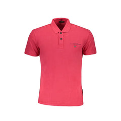 Napapijri Pink Cotton Polo Shirt Napapijri Retail Flare