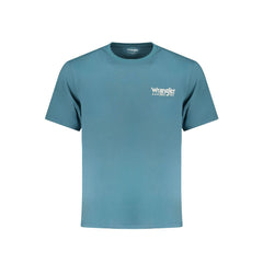 Wrangler Blue Cotton T-Shirt Wrangler Retail Flare
