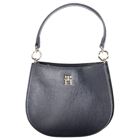 Tommy Hilfiger Blue Polyester Women Handbag Tommy Hilfiger Retail Flare