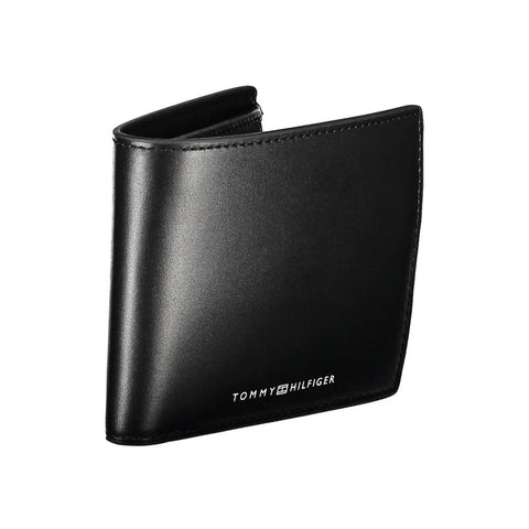Tommy Hilfiger Black Leather Men Wallet Tommy Hilfiger Retail Flare