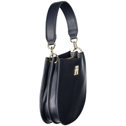 Tommy Hilfiger Blue Polyester Women Handbag Tommy Hilfiger Retail Flare