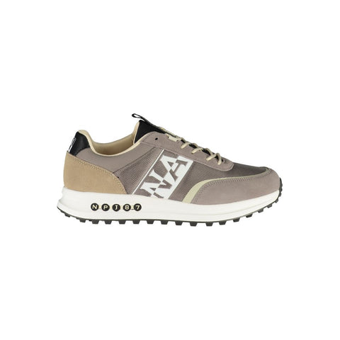 Napapijri Sleek Laced Sports Sneakers with Contrast Accents Napapijri Retail Flare