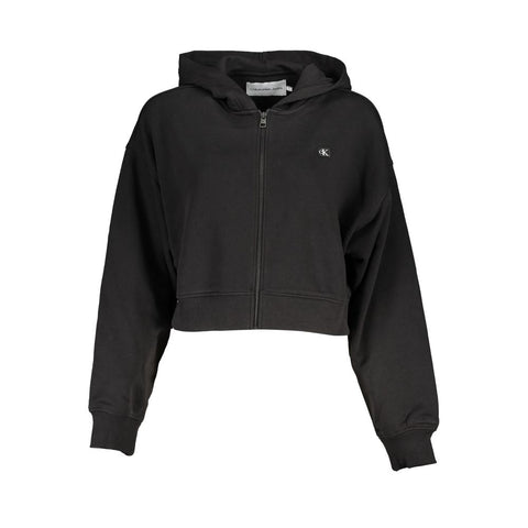 Calvin Klein Chic Hooded Sweatshirt in Timeless Black Calvin Klein Retail Flare