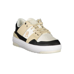 Tommy Hilfiger White Leather Women Sneaker Tommy Hilfiger Retail Flare