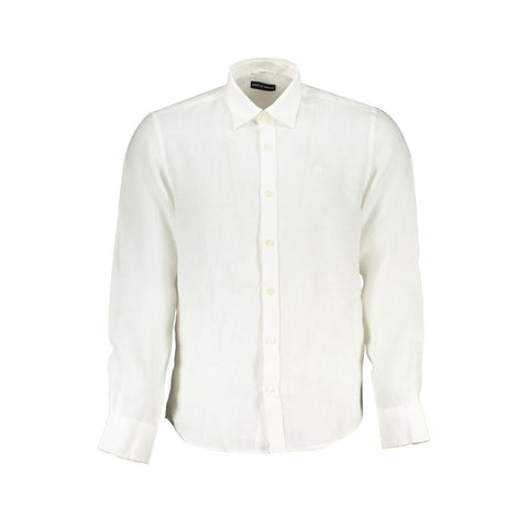 North Sails White Linen Shirt North Sails Retail Flare