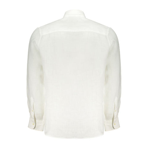 North Sails White Linen Shirt North Sails Retail Flare