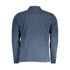 La Martina Blue Cotton Men Polo La Martina Retail Flare