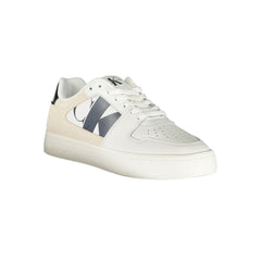 Calvin Klein White Polyester Sneaker Calvin Klein Retail Flare