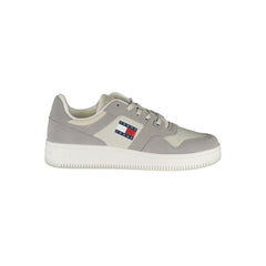 Tommy Hilfiger Gray Polyester Sneaker Tommy Hilfiger Retail Flare