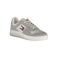 Tommy Hilfiger Gray Polyester Sneaker Tommy Hilfiger Retail Flare