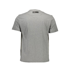 Plein Sport Gray Cotton Men T-Shirt Plein Sport Retail Flare