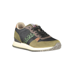 Napapijri Green Polyester Men Sneaker Napapijri Retail Flare