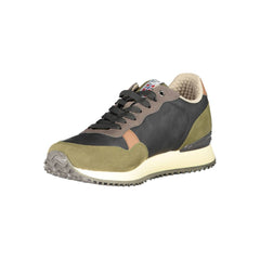 Napapijri Green Polyester Men Sneaker Napapijri Retail Flare