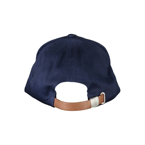 La Martina Blue Cotton Hats & Cap La Martina Retail Flare
