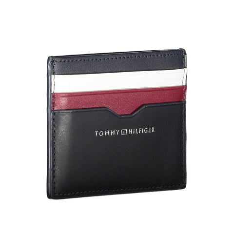 Tommy Hilfiger Blue Leather Men Wallet Tommy Hilfiger Retail Flare