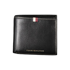 Tommy Hilfiger Black Leather Men Wallet Tommy Hilfiger Retail Flare