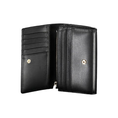 Tommy Hilfiger Black Polyethylene Women Wallet Tommy Hilfiger Retail Flare