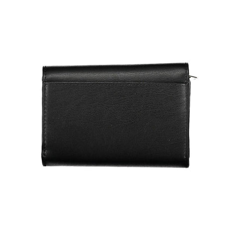 Tommy Hilfiger Black Polyethylene Women Wallet Tommy Hilfiger Retail Flare