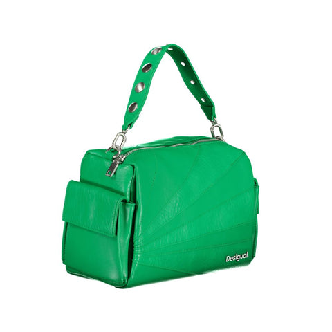 Desigual Green Polyethylene Handbag Desigual Retail Flare