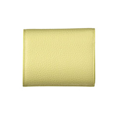 Coccinelle Yellow Leather Wallet Coccinelle Retail Flare