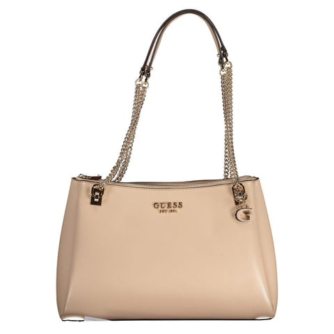 Guess Jeans Beige Polyethylene Handbag Guess Jeans Retail Flare