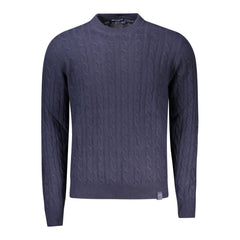 North Sails Blue Wool Men Sweater North Sails Retail Flare