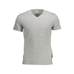Guess Jeans Gray Cotton Men TShirt Guess Jeans Retail Flare
