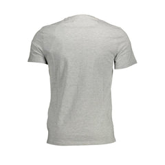 Guess Jeans Gray Cotton Men TShirt Guess Jeans Retail Flare