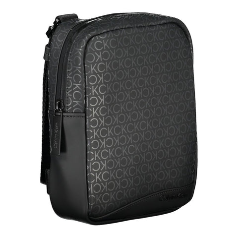 Calvin Klein Sleek Black Shoulder Bag with Contrasting Accents Calvin Klein Retail Flare