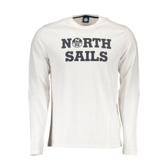 North Sails White Cotton Men TShirt North Sails Retail Flare