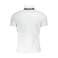 La Martina White Cotton Men Polo Shirt La Martina Retail Flare