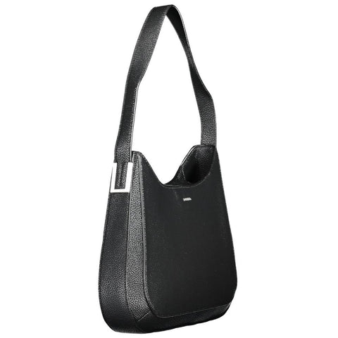 Calvin Klein Black Polyester Women Handbag Calvin Klein Retail Flare