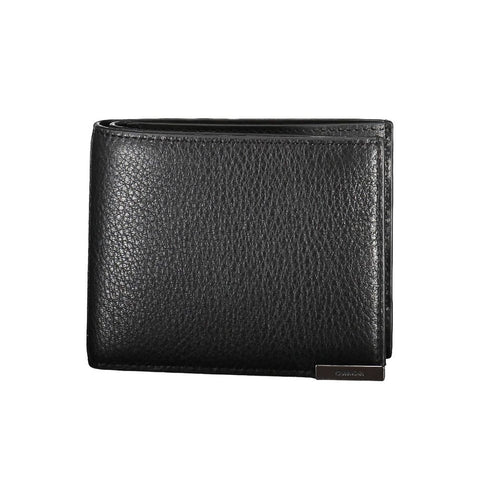 Calvin Klein Black Leather Men Wallet Calvin Klein Retail Flare