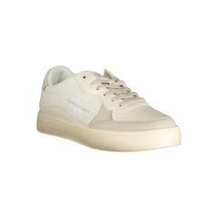 Calvin Klein Elegant White Sneakers with Contrast Accents Calvin Klein Retail Flare