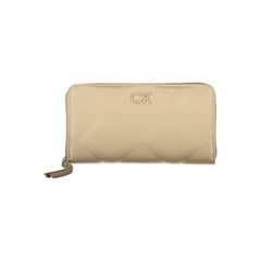 Calvin Klein Elegant Beige Multi-Compartment RFID Wallet Calvin Klein Retail Flare