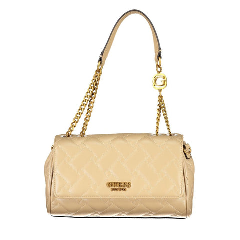 Guess Jeans Beige Polyethylene Handbag Guess Jeans Retail Flare
