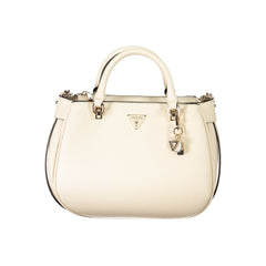 Guess Jeans Beige Polyethylene Women Handbag Guess Jeans Retail Flare