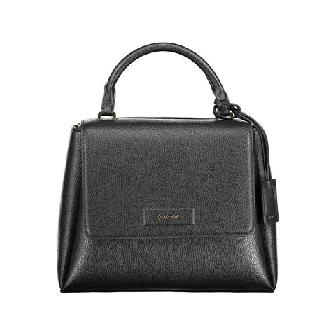 Calvin Klein Black Polyester Women Handbag Calvin Klein Retail Flare