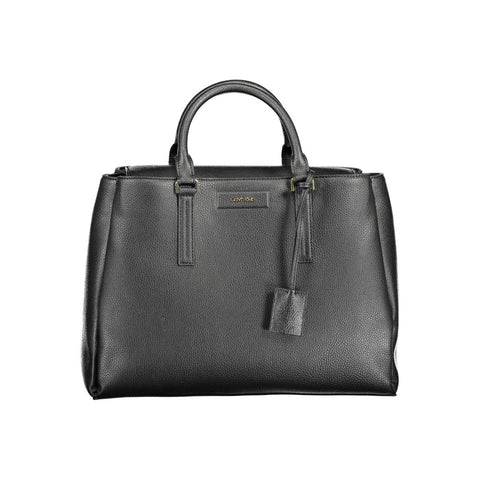 Calvin Klein Black Polyester Women Handbag Calvin Klein Retail Flare
