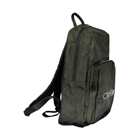 Calvin Klein Green Polyester Men Backpack Calvin Klein Retail Flare