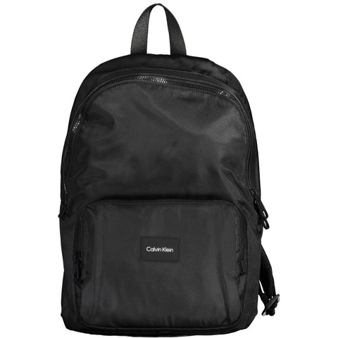 Calvin Klein Black Polyester Men Backpack Calvin Klein Retail Flare