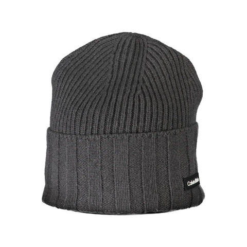 Calvin Klein Elegant Contrast Detail Gray Hat Calvin Klein Retail Flare