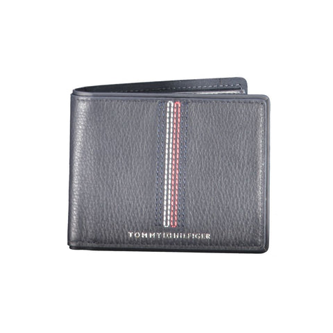 Tommy Hilfiger Blue Leather Wallet Tommy Hilfiger Retail Flare