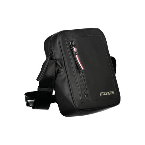 Tommy Hilfiger Black Polyethylene Shoulder Bag Tommy Hilfiger Retail Flare