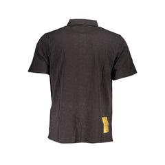 La Martina Elegant Black Cotton Polo Shirt Regular Fit La Martina Retail Flare